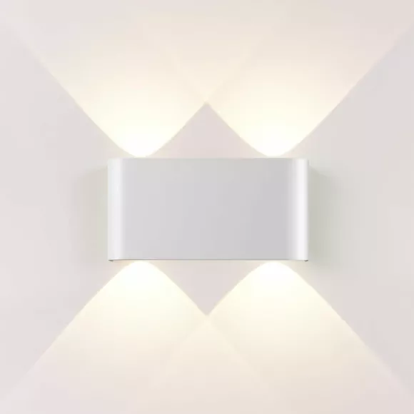 Настенный светильник Odeon Light Hightech Magnum 7192/4WL, Белый, Теплый белый, Металл Настенный светильник Odeon Light Hightech Magnum 7192/4WL, Белый, Теплый белый, Металл