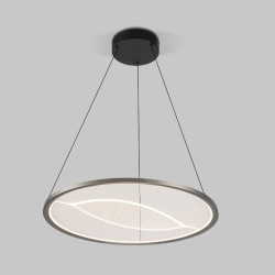 Подвесная светодиодная люстра Eurosvet Occhio 40027/1 LED серый