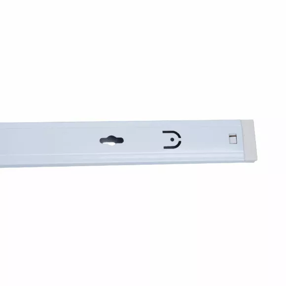 Линейный светильник Uniel ULT-B01B T8x1/L120 WHITE UL-00011256, Белый, Металл, Современный стиль, вид сбоку Линейный светильник Uniel ULT-B01B T8x1/L120 WHITE UL-00011256, Белый, Металл, Современный стиль, вид сбоку