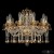 Подвесная люстра Bohemia Ivele Crystal 5413/10/200 G Amber/M-1H K721