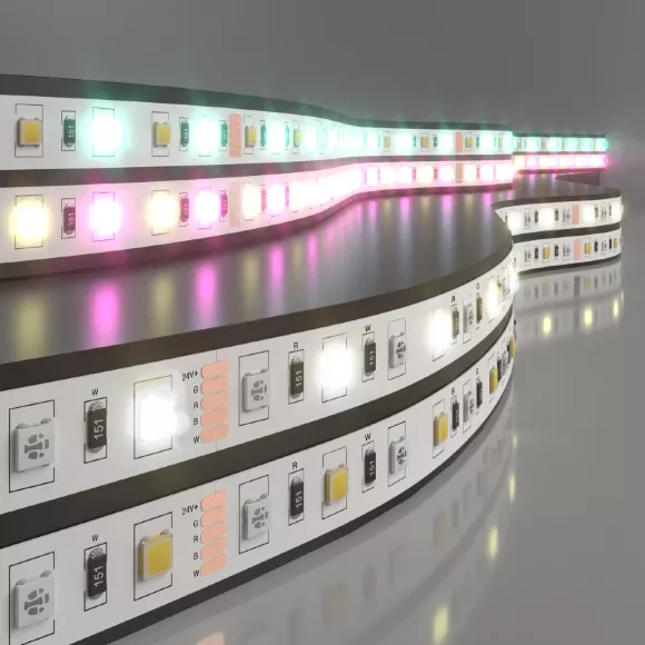 Светодиодная лента Elektrostandard 24V 14,4W 60Led 5050+5050 IP20 MIX RGB/дневной белый, 5м 4690389172267 Светодиодная лента Elektrostandard 24V 14,4W 60Led 5050+5050 IP20 MIX RGB/дневной белый, 5м 4690389172267
