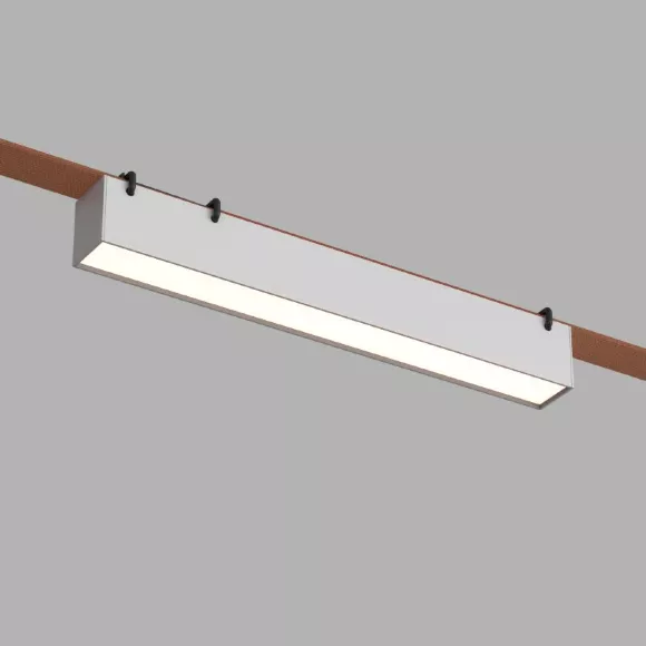 Трековый однофазный светильник Denkirs Belty linear DK5674-WH Трековый однофазный светильник Denkirs Belty linear DK5674-WH