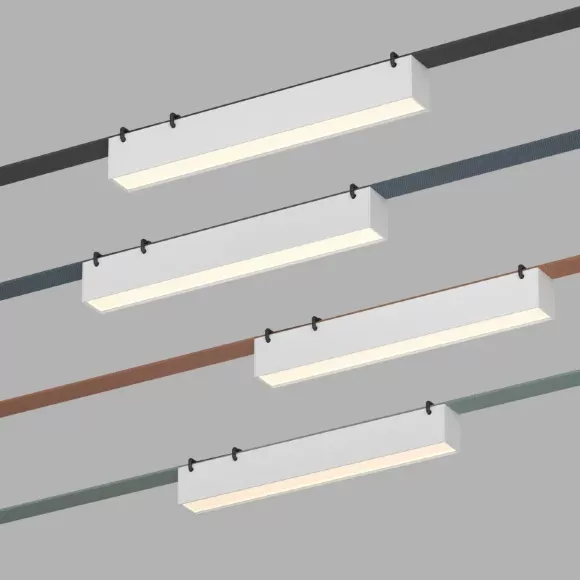 Трековый однофазный светильник Denkirs Belty linear DK5674-WH, Черный, Белый, От теплого до холодного, светодиодный модуль Трековый однофазный светильник Denkirs Belty linear DK5674-WH, Черный, Белый, От теплого до холодного, светодиодный модуль