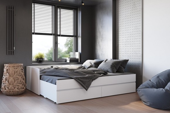 Кровать выдвижная Симпл BTS_N14471250