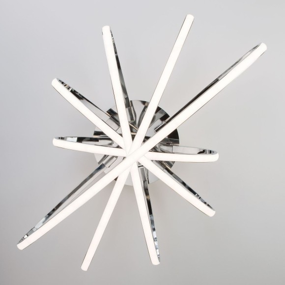 Потолочная светодиодная люстра Eurosvet Evia 90100/5 хром