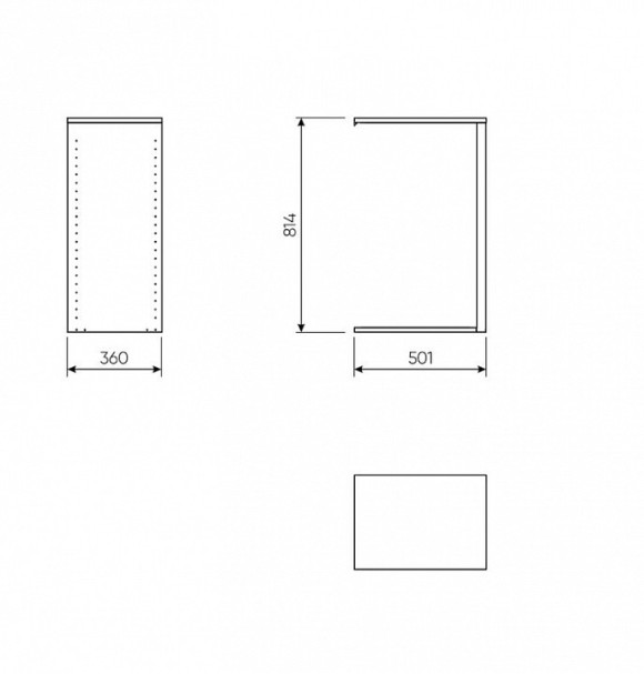 Полка для перегородки Макс SHST_2-06-15-280-1