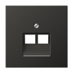 Накладка для комп. розетки 2хRJ45 Jung AL2969-2UAAN