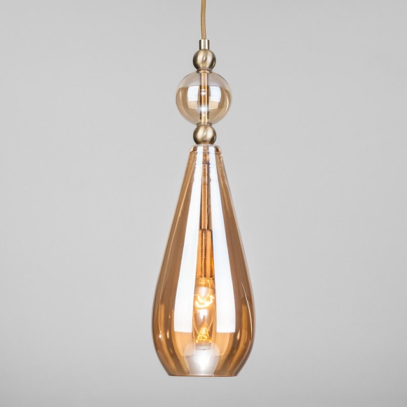 Подвесной светильник Eurosvet Ilario 50202/1 пурпурный