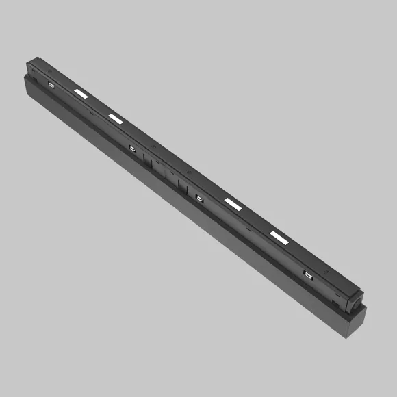Трековый магнитный светильник Maytoni Technical Magnetic track system Exility Points TR031-2-24W4K-B, Черный, Нейтральный белый, Алюминий, вид сбоку Трековый магнитный светильник Maytoni Technical Magnetic track system Exility Points TR031-2-24W4K-B, Черный, Нейтральный белый, Алюминий, вид сбоку