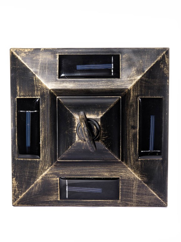 Подвесной светильник на солнечных батареях (10227) Uniel USL-S-180/PT220 Bronze lantern