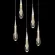 Подвесной светильник Delight Collection DD20591-5 chrome, Хром, Прозрачный, Нейтральный белый, крупный план