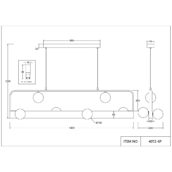 Подвесная люстра Favourite Fitirum 4072-6P