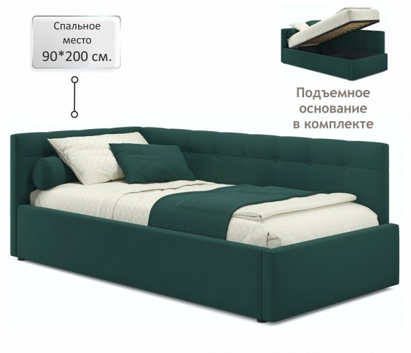 Кровать односпальная Bonna 2000x900 с ПМ NMB_TE-00005549