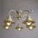 Потолочная люстра Arte Lamp 7 A4577PL-5WG, Морской, Белый, Прозрачный