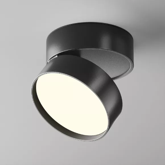 Накладной спот Maytoni Onda C024CL-18W4K-B-1, вид сверху Накладной спот Maytoni Onda C024CL-18W4K-B-1, вид сверху