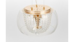 Подвесная люстра Lumina Deco Disposa LDP 7018-400 PR+F.GD