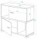 Тумба комбинированная Домино СБ-30/2 MER_SB-30-2-NBE