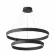Подвесная люстра Crystal Lux TRON SP123W LED BLACK, 3000-6000, От теплого до холодного