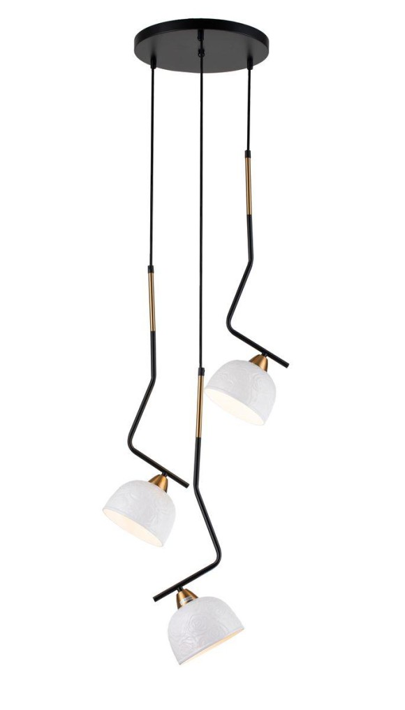 Подвесная люстра Indigo Attimo 10005/3P Black V000155