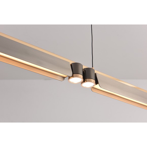 Подвесной светильник iLedex Vision 9309D-1200-2 GR+BK