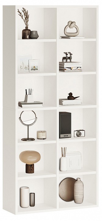 Стеллаж Домино СУ(ш2в2) MER_SUsh2v2-BE-belyj