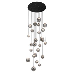 Каскадная люстра Modelux ML.2338.25 BK-CR