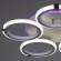 Потолочная светодиодная люстра с пультом управления Reluce 06319-3.3-05 WH+CR (RGB)