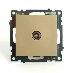 Розетка телевизионная 1-местная Stekker Катрин GLS00-7108-08 49228