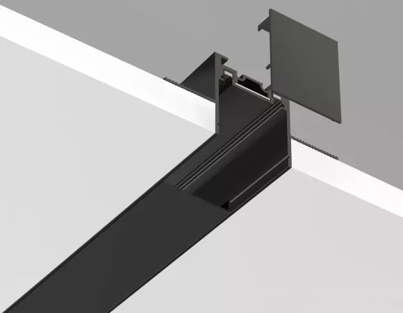 Шинопровод магнитный встраиваемый Ambrella Light Magnetic Ultra slim GV1064, механизм регулировки Шинопровод магнитный встраиваемый Ambrella Light Magnetic Ultra slim GV1064, механизм регулировки