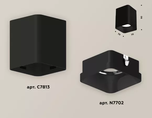 Накладной светильник Ambrella Light Techno XS7813002 (C7813, N7702) Накладной светильник Ambrella Light Techno XS7813002 (C7813, N7702)