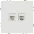 Розетка Эра Galaxy 15-3108-08 информационная двойная 2XRJ45 IP20 белый матовый Б0070770