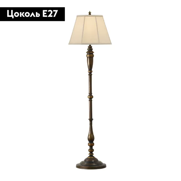 Торшер Feiss Lincolndale FE-LINCOLNDALE-FL, Бронза, Бежевый, Металл