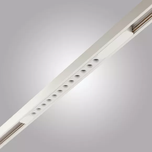 Трековый магнитный светильник AM Group MAGNET AM508 WH 12W 3000K, Белый, Теплый белый, Металл
