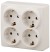 Розетка 2P+E Schuko со шторками Эра 11-2211-02 Б0020710