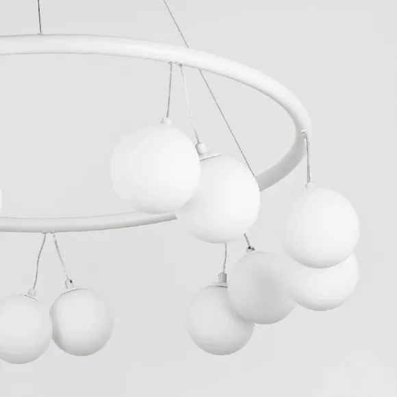 Подвесная люстра Modestyle MS.6120.14 WH, декоративные элементы крупным планом