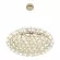 Подвесная люстра Loft IT Raimond 9027-75 Gold, Золото, Теплый белый, Металл