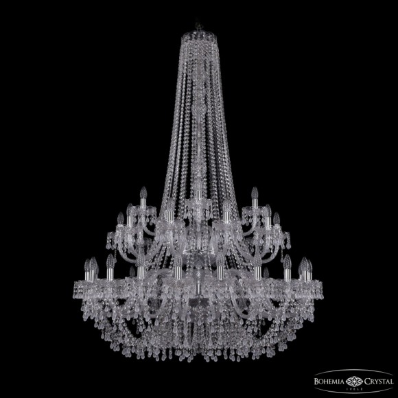 Подвесная люстра Bohemia Ivele Crystal 1410/20+10+5/400/h-160/2d Ni V0300