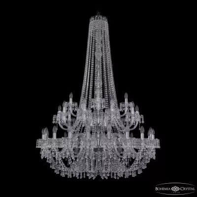 Подвесная люстра Bohemia Ivele Crystal 1410/20+10+5/400/h-160/2d Ni V0300