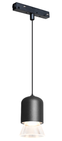 Трековый магнитный светильник iLedex Vision 4822-015-D72-8W-38DG-3000K-BK