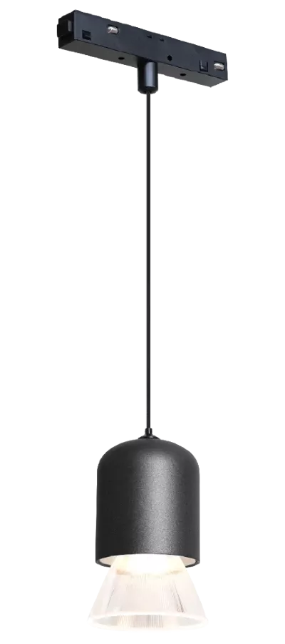 Трековый магнитный светильник iLedex Vision 4822-015-D72-8W-38DG-3000K-BK