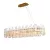 Подвесная люстра DeLight Collection Vittoria KG0769P-12L clear/ brass