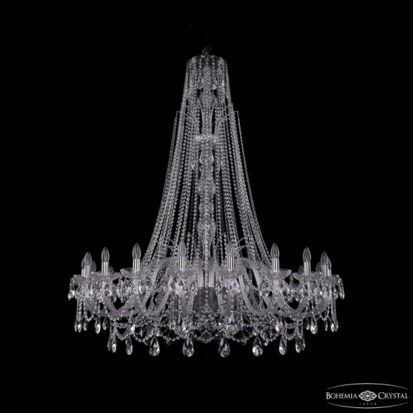 Подвесная люстра Bohemia Ivele Crystal 1411/20/460/XL-154 Ni