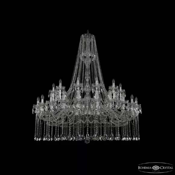 Подвесная люстра Bohemia Ivele Crystal 1413/24+12/530/h-160 Ni Подвесная люстра Bohemia Ivele Crystal 1413/24+12/530/h-160 Ni
