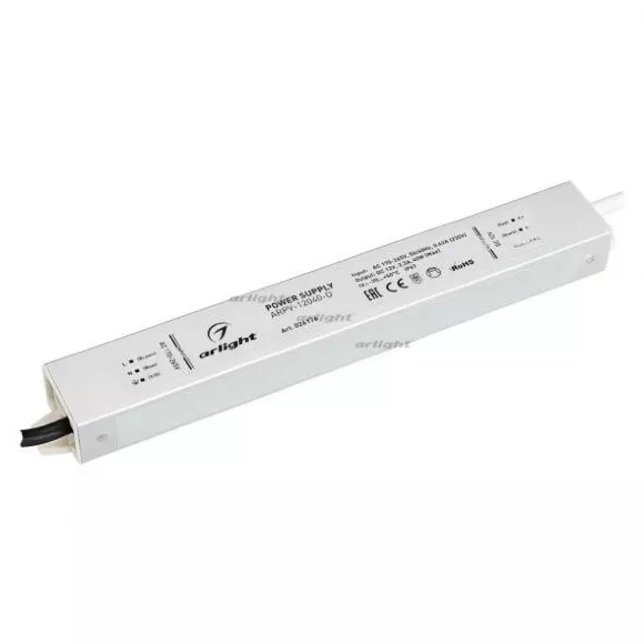 Блок питания Arlight ARPV-12040-D (12V, 3.3A, 40W) 026176 Блок питания Arlight ARPV-12040-D (12V, 3.3A, 40W) 026176