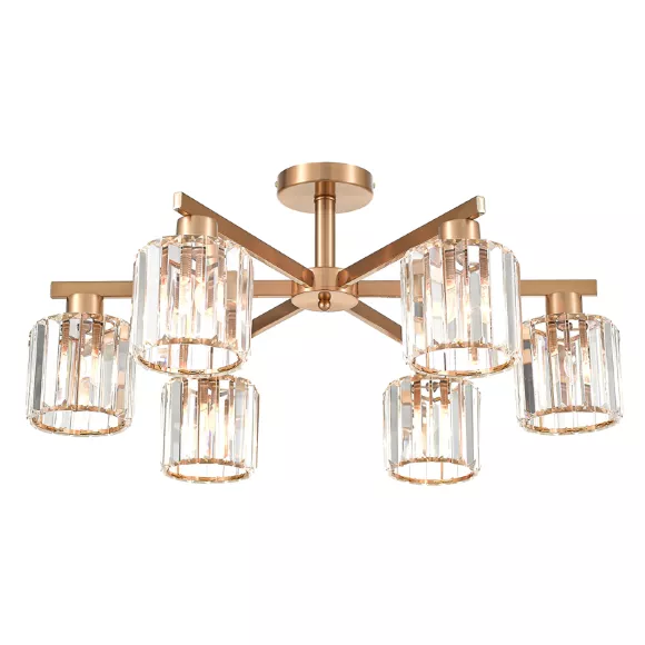 Потолочная люстра Escada Adorn 692/6P Сopper Потолочная люстра Escada Adorn 692/6P Сopper