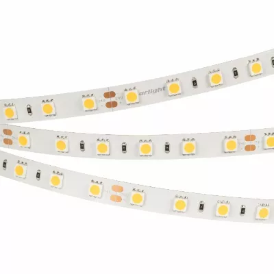 Светодиодная лента Arlight RT 2-5000 24V Warm2700 2x (5060, 300 LED, LUX) (14.4 Вт/м, IP20) 008828