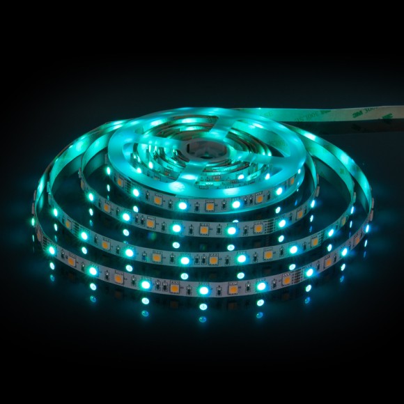 Светодиодная лента Elektrostandard 24V 14,4W 60Led 5050+5050 IP20 MIX RGB/теплый белый, 5м 4690389172250