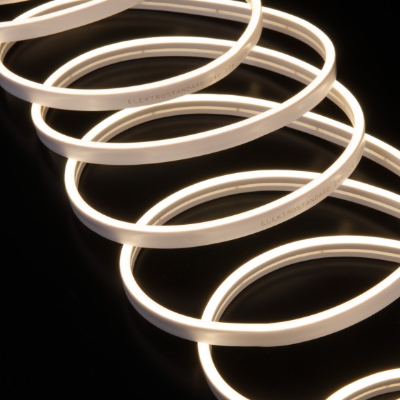 Гибкий неон Elektrostandard 24V 10W 120Led 2835 IP65 дневной белый 5м 4690389176104
