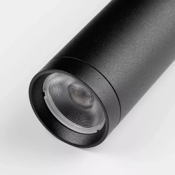 Трековый однофазный светильник Lightstar Uno 239337, Черный, Теплый белый, Металл, вид сверху Трековый однофазный светильник Lightstar Uno 239337, Черный, Теплый белый, Металл, вид сверху