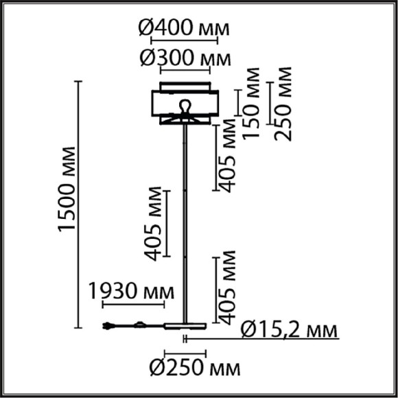 Торшер Lumion Launa 8043/1F